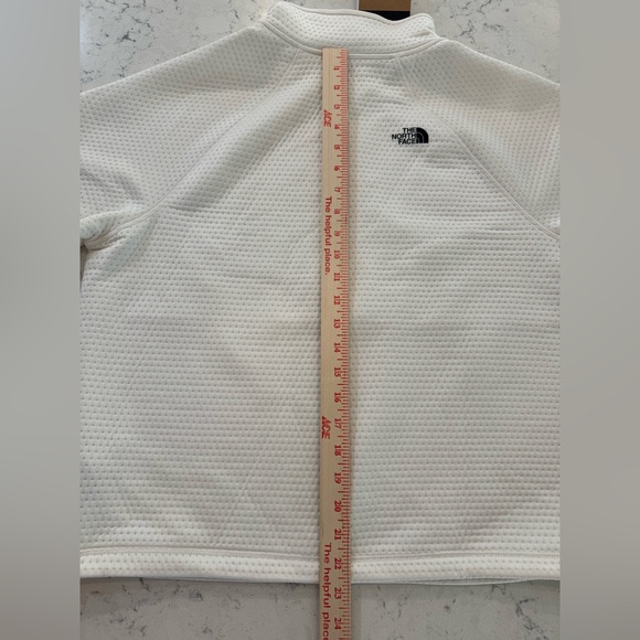 The North Face Women's DOTKNITT™ Thermal ¼-Zip Pullover Size L NWT White Dune - Picture 8 of 16